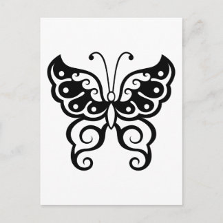 Butterfly Tattoo Postkarte