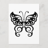 Butterfly Tattoo Postkarte (Vorderseite)
