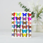 Butterfly-TEAM : Lernen Sie FARBEN und Zählen Postkarte (Stehend Vorderseite)