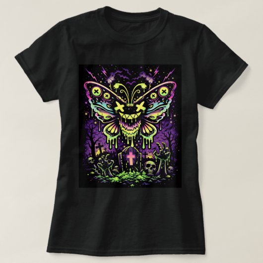 Butterfly Tees Co. Graveyard Butterfly 0047762 (Design vorne)