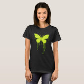 Butterfly Tees Co. Grüner Schmetterling Drip 00477 (Vorne ganz)