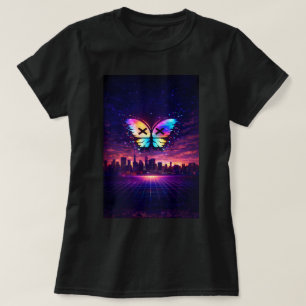 Butterfly TEES CO. Retro-Schmetterling-Shirt 00478