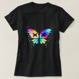 Butterfly TEES CO. Retro-Schmetterling-Shirt 00478