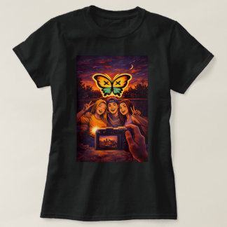 Butterfly TEES CO. Retro-Schmetterling-Shirt 00478
