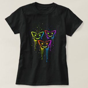 Butterfly Tees Co. X-Eyes Z Smiley Butterfly Drip