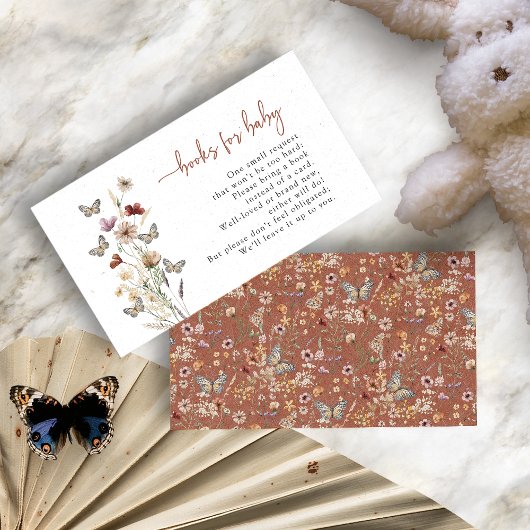 Butterfly Terracotta Bücher für Kinder Begleitkarte