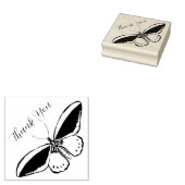 Butterfly Thank You Ink Stamp  Gummistempel (Stempel)