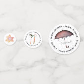 Butterfly Theme Brautparty Konfetti (Vorderseiten)