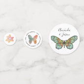 Butterfly Theme Brautparty Konfetti (Rückseiten)