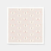 Butterfly Theme Geburtstag Serviette (Vorderseite)