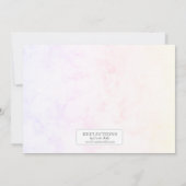 Butterfly Theme Girls Geburtstagsparty Einladung (Rückseite)