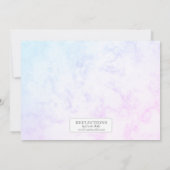 Butterfly Theme Girls Geburtstagsparty Einladung (Rückseite)