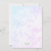 Butterfly Theme Kinderdusche Einladungen (Rückseite)