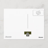 BUTTERFLY & THISTLE POSTCARD POSTKARTE (Rückseite)