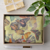 BUTTERFLY-TISSUPAPIER IN YELLOW SEIDENPAPIER (Geschenk)