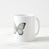"Butterfly-Touch" Kaffeetasse (VorderseiteRechts)