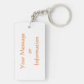 Butterfly-Touch-Schlüsselanhänger Schlüsselanhänger (Rückseite)