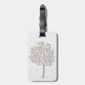 Butterfly Tree Gepäckanhänger (Rückseite vertikal)