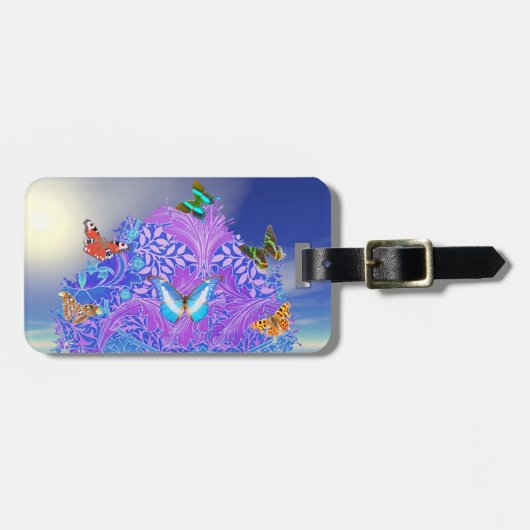 Butterfly Tree Gepäckanhänger (Vorderseite horizontal)
