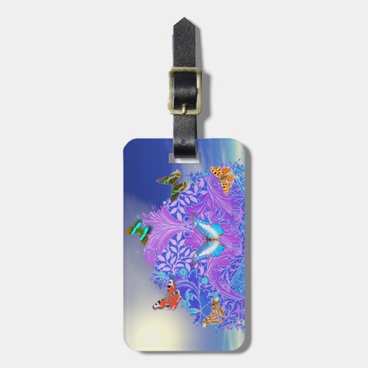 Butterfly Tree Gepäckanhänger (Vorderseite vertikal)