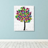 Butterfly Tree Leinwanddruck (Insitu (Holzboden))
