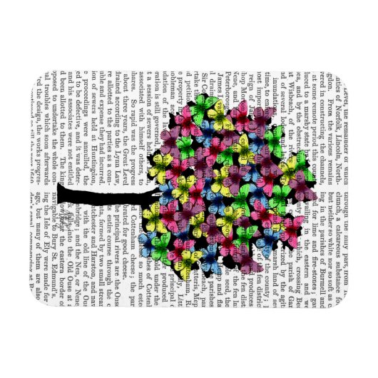 Butterfly Tree Magnet (Horizontal)