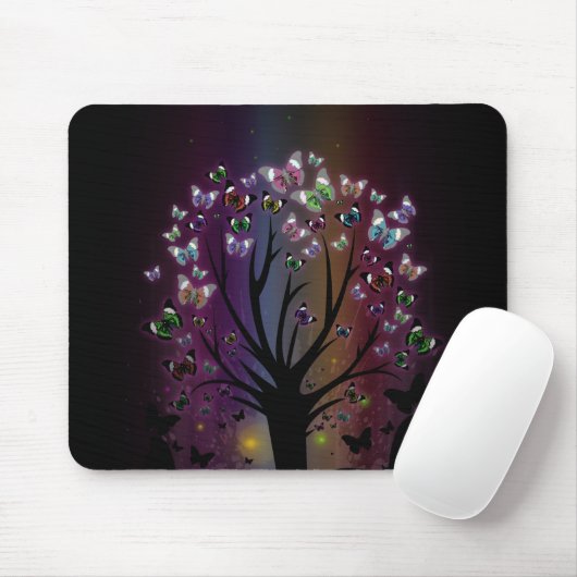 Butterfly Tree Mousepad (Mit Mouse)