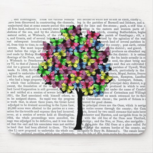 Butterfly Tree Mousepad (Vorne)