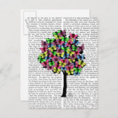 Butterfly Tree Postkarte (Vorne/Hinten)