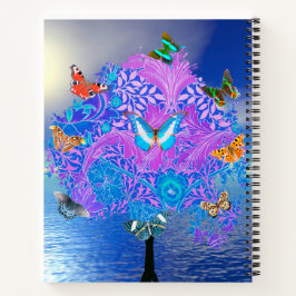 Butterfly Tree Spiral Notebook Notizblock
