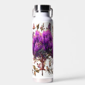 Butterfly Tree Water Flasche - Minimal floral (Vorne)
