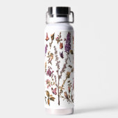Butterfly Tree Water Flasche - Minimal floral (Rückseite)