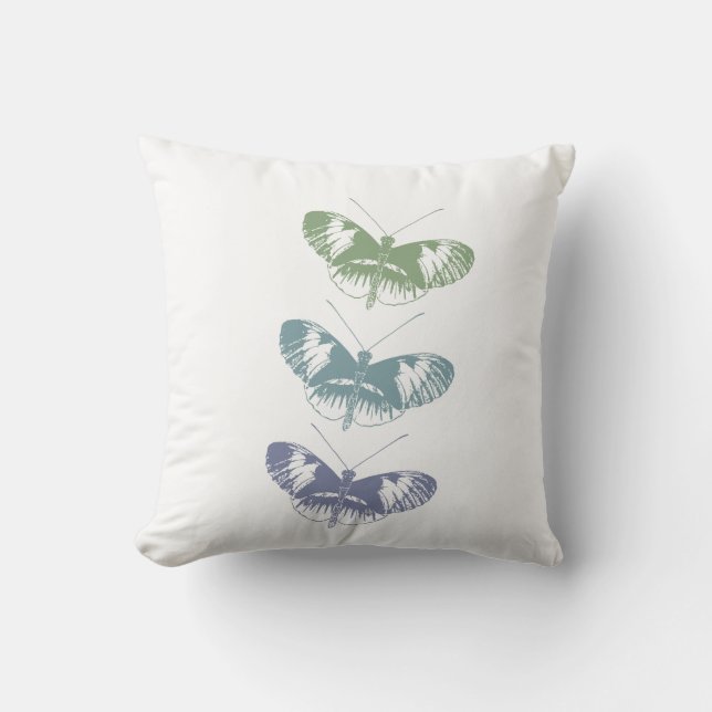 Butterfly Trio Kissen (Vorderseite)
