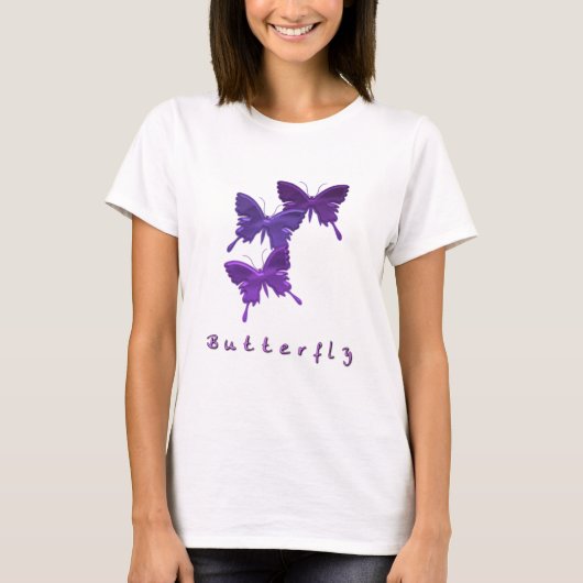 Butterfly Trio Long Sleeve T - Shirt (Vorderseite)