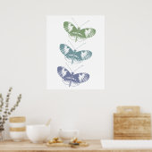 Butterfly Trio Poster (Küche)