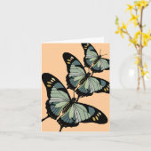 Butterfly Trip Note Card Karte (Gelbe Blume)