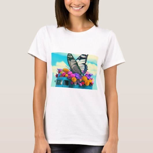 Butterfly Truck T-Shirt (Vorderseite)