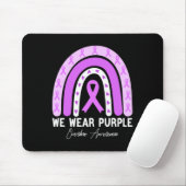 Butterfly Überdosierung Monat Lila Band Mousepad (Mit Mouse)