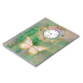 Butterfly-Uhr-Notebook Notizblock (Linke Seite)