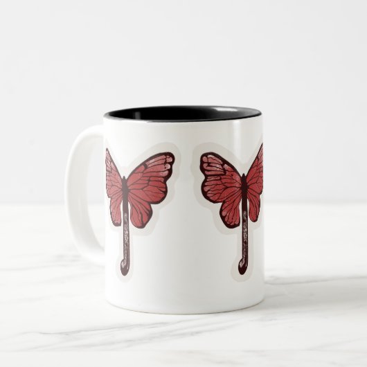Butterfly Umbrella Fusion Tasse (Vorderseite Links)
