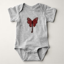 Butterfly Umbrett Fusion Baby Bodysuit