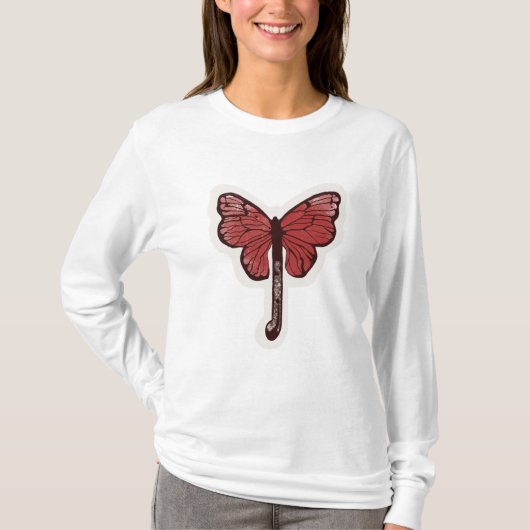 Butterfly Umbrett Fusion Long Sleeve Shirt (Vorderseite)