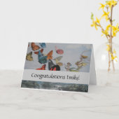 Butterfly und Fairy Queen Butterfys Fairies Karte (Gelbe Blume)