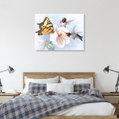 Butterfly und Hummingbirds Leinwanddruck (Insitu (Schlafzimmer))
