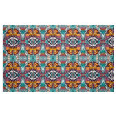 Butterfly und Medallion Batik Muster in Orange Stoff (Fat Quarter (45,7 x 55,9 cm))