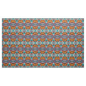 Butterfly und Medallion Batik Muster in Orange Stoff (Yard (91,4 cm))