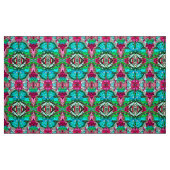 Butterfly und Medallion Batik Muster in Türkis Stoff (Fat Quarter (45,7 x 55,9 cm))