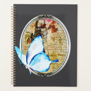 Butterfly und Rahmen für Aquarellbilder Planer