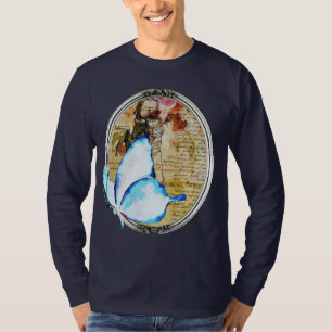 Butterfly und Rahmen für Aquarellbilder T-Shirt
