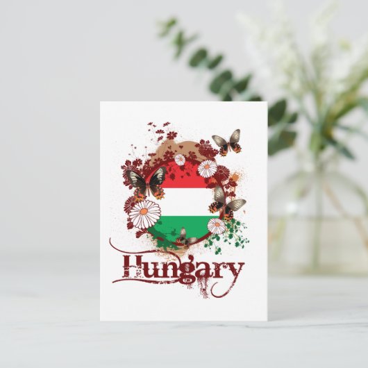Butterfly Ungarn Postkarte (Stehend Vorderseite)